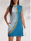cheap Zip Up Dresses-Sleeveless Sun Protection Golf Dress