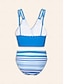 cheap Bikini-Embroidery Contrast Bikini Swimsuit Set