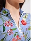 abordables Polo Top-Camisa Polo de Golf para Mujeres  Manga Larga  Otoño Invierno