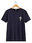 billige T-Shirts-Mænds Grafisk Bomuld T shirt Klassisk Komfortabel Tee