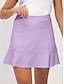 billige Skirts-Women&#039;s Golf Skorts Lightweight Black White Blue