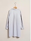 economico Vestiti casual-Tencel Lapel Mini Dress Shirt