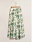 abordables Pants-Wide Leg Full Length Vacation Pants