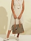 economico Handbags &amp; Totes-Elegant Oxford Cloth Large Tote Shoulder Bag