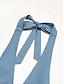 abordables Two Piece Sets-Elegant Tie Back V Neck Office Dress