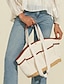 billige Handbags &amp; Totes-Large Capacity Buttoned Tote Bag