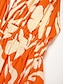 preiswerte Print Dresses-Floral Sleeveless Tie Back Maxi Dress