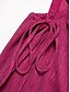billige Midikjoler-Ruffle Drawstring Knit Dress