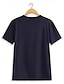 billige T-Shirts-Menns Grafisk Bomull T skjorte Klassisk Sommer Design