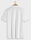 billige Short Sleeve-Menns Casual Grafisk Brev Polo Skjorte