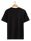 abordables T-Shirts-Camiseta de hombre con diseño gráfico y mangas cortas  cómoda y de algodón 100%   S M L XL 2XL