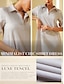 abordables Vestidos casuales-Tencel Lapel Mini Dress Shirt