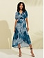 billige Print Dresses-Satin Leopard Print Maxi Dress