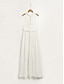cheap Casual Dresses-Solid Cross Halter Elegant Midi Dress