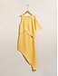 billige Afslappede kjoler-Satin Asymmetric Maxi Dress