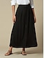 economico gonne-Pocket Button Up Tencel Maxi Skirt