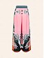 abordables Pants-Chiffon Wide Leg Vacation Trousers