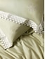 abordables Duvet Covers-Embroidery Sateen Tencel Fabric Duvet Set