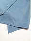 cheap Two Piece Sets-Linen Solid V Neck Tie Back Shirt Set
