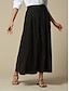 billige Skirts-Button Up Pocket Maxi Skirt