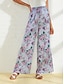 abordables Pants-Relaxed Vacation Full Length Pants