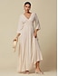 billige Afslappede kjoler-Kvinders Boho Kjole med Blonder Detaljer til Foråret &amp; Sommeren