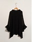 baratos Blouses-High Neck Modal Blouse with Flare Cuffs