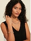 economico Shoes &amp; Accessories-Tiger Eye Stone Beaded Necklace &amp; Bracelet