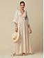 preiswerte Casual Kleider-Boho Lace Trim V Neck Dress Resort Wear