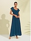 abordables Vestidos casuales-Sweetheart Pleated Maxi Dress