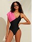 abordables Une pièce-Triangle Shirred Swimsuit