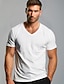 baratos Short Sleeve-Camiseta Clássica de Algodão para Homens  Design de Moda