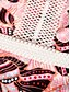 abordables Una pieza-Lace Trim Floral Triangle Swimsuit