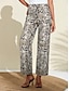 abordables Sale-Office Wide Leg Cropped Pants