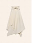 preiswerte Skirts-Elegant Pleated Belted Maxi Skirt