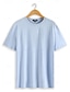 baratos T-Shirts-Men&#039;s Plain Crew Neck T shirt