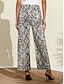 abordables Sale-Office Wide Leg Cropped Pants