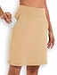 billige Women&#039;s Clothing-Khaki Golf Tennis Skirt