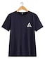 abordables T-Shirts-Chemise Graphique en Coton Homme  Manches Courtes