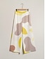 abordables Two Piece Sets-ensemble chemise style floral en satin et pantalon imprimé
