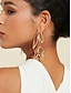 preiswerte Modische Ohrringe-Tulip Light gold Alloy Earrings