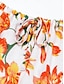 abordables Print Dresses-Brand Floral Design Halter Material Maxi Dress