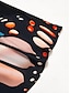abordables Print Dresses-Butterfly Chiffon V Neck Maxi Kaftan