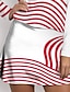 preiswerte Skirts-Ladies Golf Attire Sun Protection Stripes