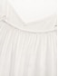 abordables Robes Décontracté-Solid Cotton Button Up Lapel Dress