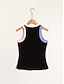 abordables Blouses-Contrast Casual Tank
