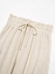 abordables Pants-Rayon Linen Straight Maxi Pants