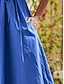 billige Uformelle kjoler-Women&#039;s Belted Convertible Vacation Dress S M L