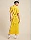 preiswerte Print Dresses-Graphic Print Button Up Maxi Dress