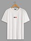 abordables T-Shirts-Camiseta de algodón gráfico para hombres  clásica y cómoda  estilo de vacaciones y verano